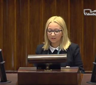na fot.: Karolina Wójcicka / źródło: videoSejm.pl