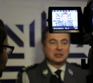na fot.: insp. Mirosław Ścisły / Komendant Miejski Policji w Kaliszu