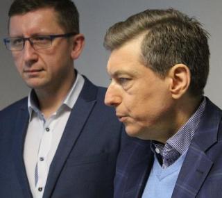 na fot. od prawej: Mariusz Witczak / poseł RP / Platforma Obywatelska; Dariusz Grodziński / kaliski radny miejski / Platforma Obywatelska