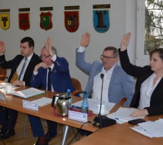 na fot. radni PSL Rady Powiatu Pleszewskiego