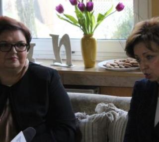 na fot.: Elżbieta Bojanowska / Podsekretarz Stanu w Ministerstwie Rodziny, Marlena Maląg / wicewojewoda wielkopolski