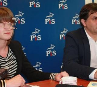 na fot. z roku 2014: Agnieszka M. i Piotr Kaleta / obecny poseł PiS i członek Komisji Obrony Narodowej
