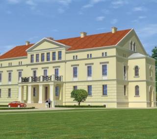 na fot.: Tak będzie wyglądać pałac w Przybysławicach po remoncie już jesienią przyszłego roku
