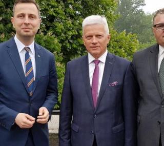 na fot. po lewej: Władysław Kosiniak-Kamysz / kandydat PSL na urząd prezydenta Polski