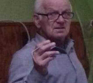 na fot.: zaginiony 72-latek z Topoli Małej