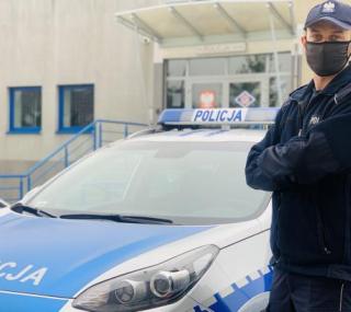 na fot.: st.sierż. Szymon Szczepaniak / Komenda Powiatowa Policji w Ostrowie Wielkopolskim; źródło: KPP Ostrów Wielkopolski
