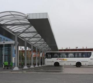 na fot.: dworzec PKS Kalisz