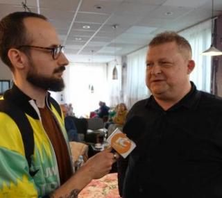 na fot.: Dawid Nawrocki/dziennikarz radiaCENTRUM oraz Tomasz Piątek/dziennikarz śledczy
