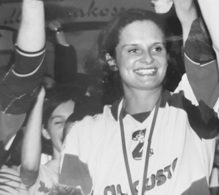 na fot.: Anna Walczak w szczycie swojej kariery siatkarskiej