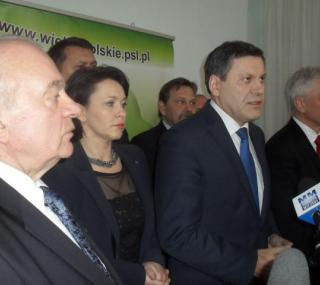 od lewej: Stanisław Kalemba, Andżelika Możdżanowska, Janusz Piechociński, Andrzej Grzyb