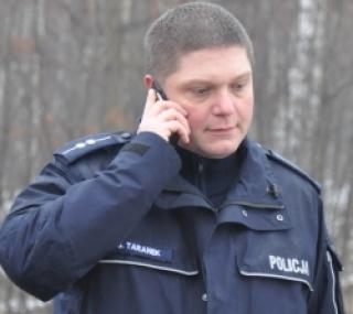 Sebastian Taranek, oficer prasowy kaliskiej policji