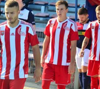na fot. Ostrovia przegrała derbowy mecz z Pogonią 0:1