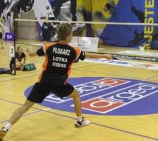 na fot. Dawid Płokarz w grze singlowej juniorów zajął drugie miejsce
