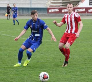 na fot.: Ostrovia niespodziewanie pokonała Lubuszanina Trzciankę 2:0.