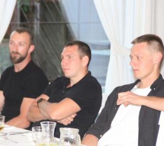 na fot. od lewej: Patryk Staniek, Michał Bałwas i Damian Krzywda.