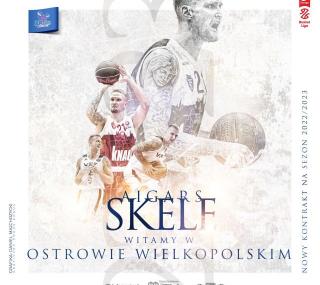 na fot. Airgards Skele powitany w Ostrowie / grafika: facebok Arged BM Stal