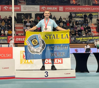na fot: Patryk Wykrota to czołowy sprinter w Polsce / materiały KS Stal LA