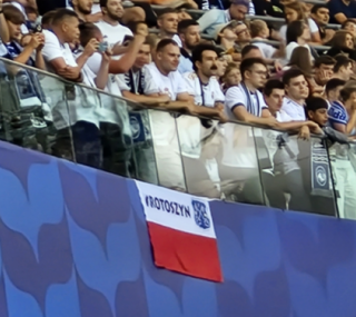 na fot. Na PGE Narodowym byli m.in. kibice z Krotoszyna