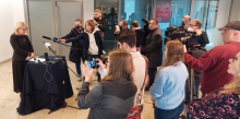 na fot.: briefing prasowy rektor UAM, fot. M. Zdrowicka-Wawrzyniak