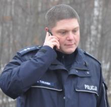 Sebastian Taranek, oficer prasowy kaliskiej policji